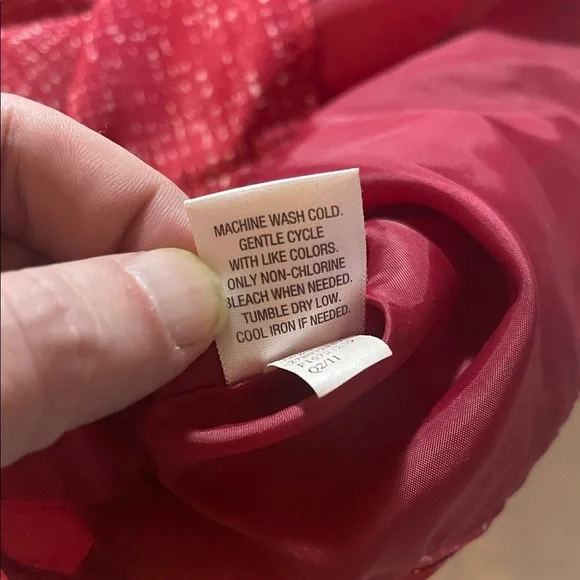 Merona Red and Gray Sleeveless Dress - Picture 10 of 16